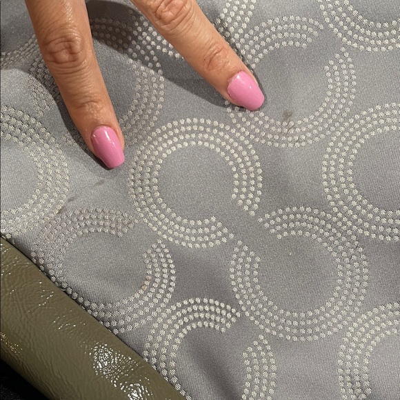 Coach Gray and Black Patterned Tote Bag - Picture 6 of 6